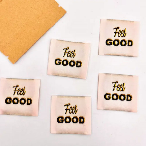Label "Feel Good" 35 x 35 mm