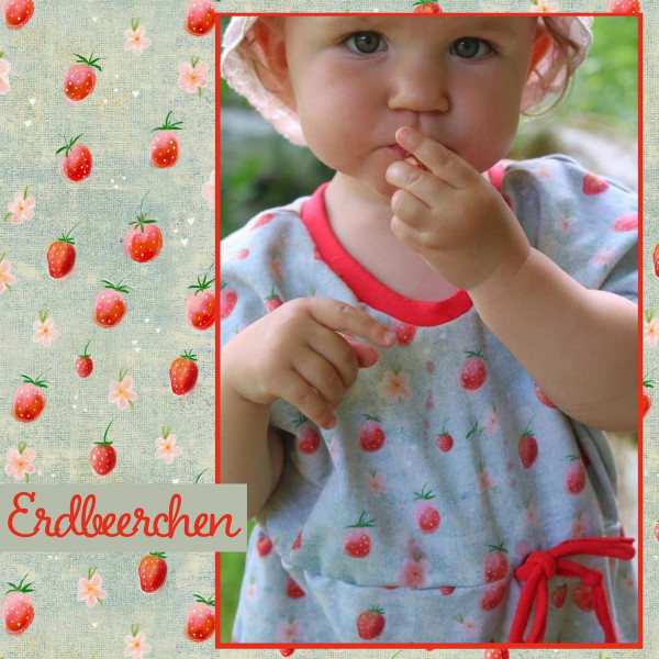 BIO-Jersey "Erdbeerchen" by Tante Gisi