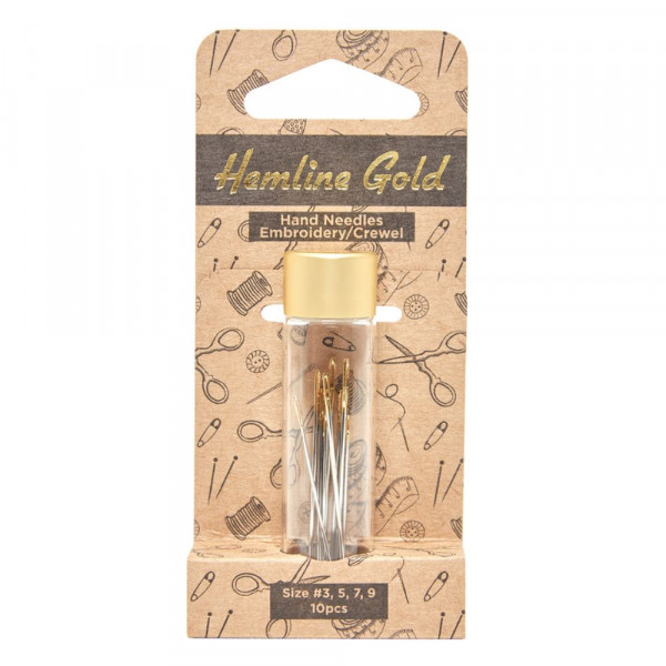 Hemline Gold Broderi Nåle Sortiment
