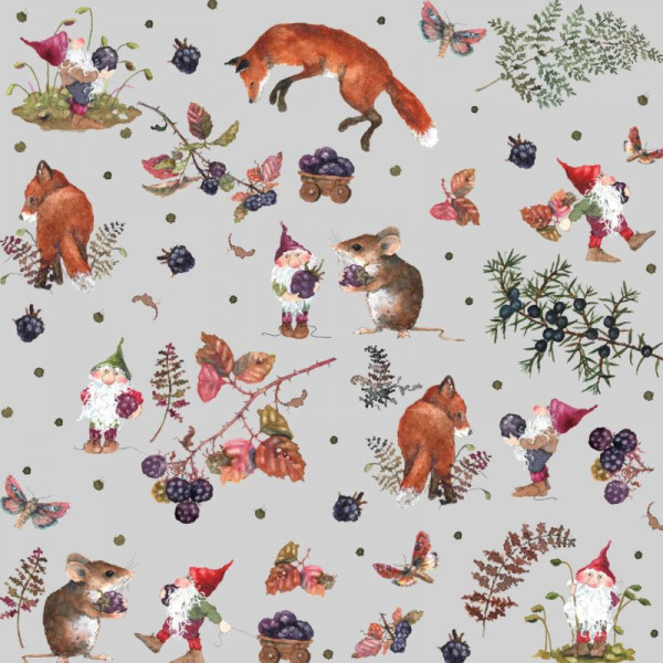 Bomuld "Blackberry Gnomes"