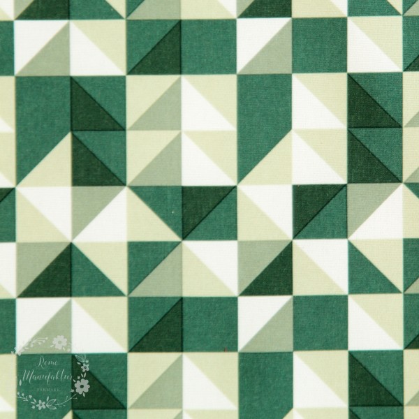 Softshell “Grafisk Design grøn“