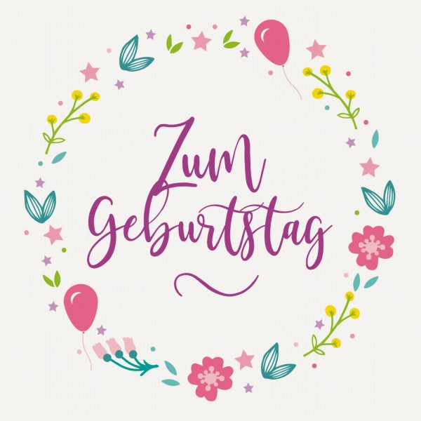 Gavekort "Zum Geburtstag"