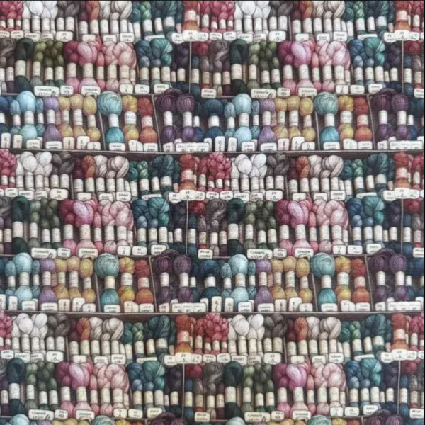 Canvas "Garnnøgler"