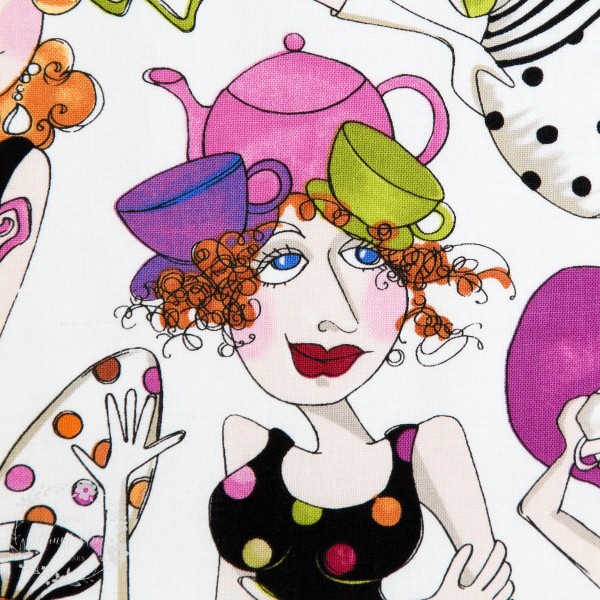 Bomuld “Ladies Tea“ The Ladies by Loralie