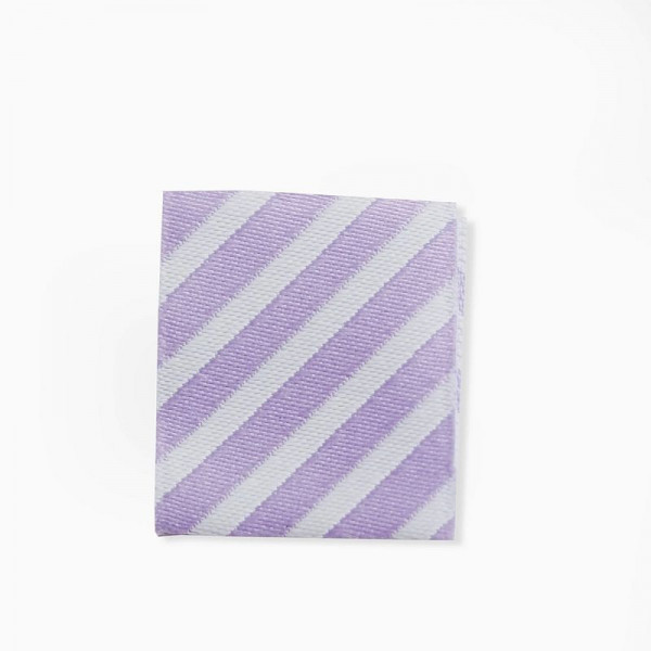 Klapp-Weblabel "Stripes" lila 20 x 22 mm