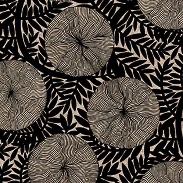 Blanding af hør og bomuld "Rhythm & Leaves"...