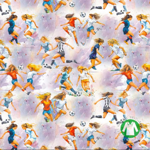 BIO-Bomuldsjersey "Girl Football"