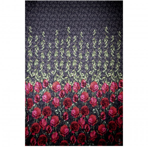 Jersey-Panel "Roses" 200 cm