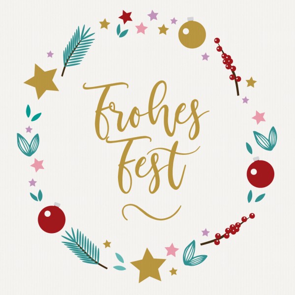 Gavekort "Frohes Fest"