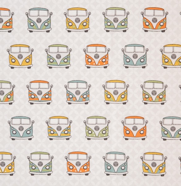 Dekostof “Wolfsburg" VW-Bus