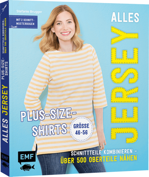 Hurtig Tung lastbil enorm Bog “Alles Jersey - Plus-Size-Shirts“ str 46 - 56 – Generel – Snitmønster –  Rømø Manufaktur