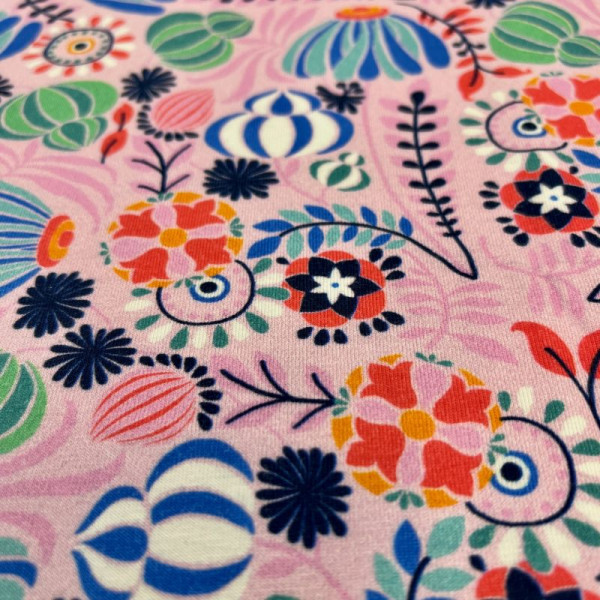 1 m Bomuldsjersey "Lots of fun"