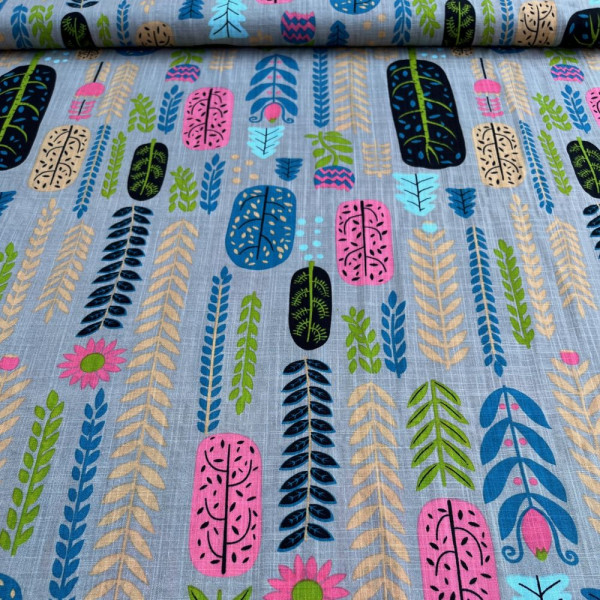 Blanding af bomuld og viscose "Natur"