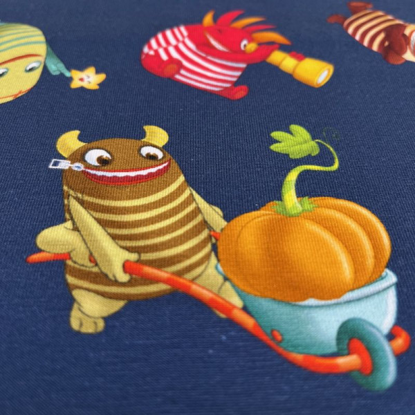 1m Bomuldsjersey "Sorgenfresser"