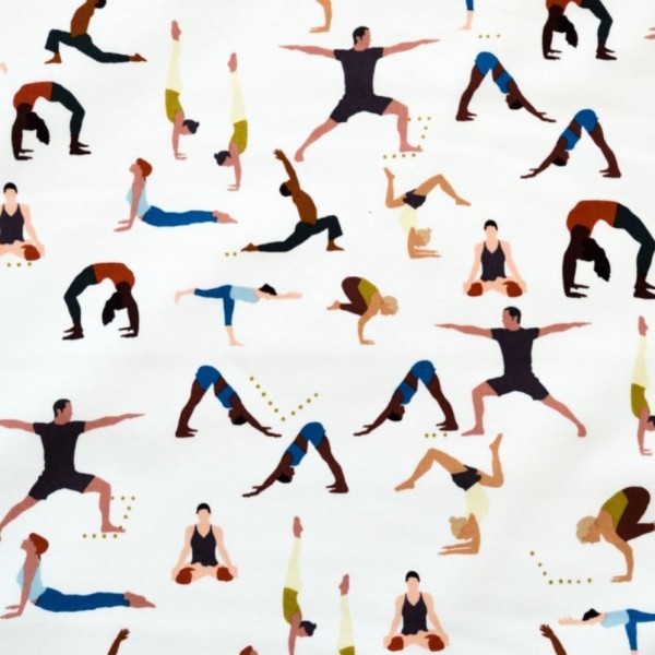 Bomuld "Nicoles Prints II - Namaste" fra Alexander Henry