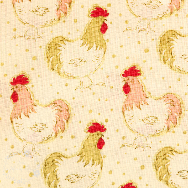 Bomuld "Homestead Life - Chicken Fancy - Apple Blossom"