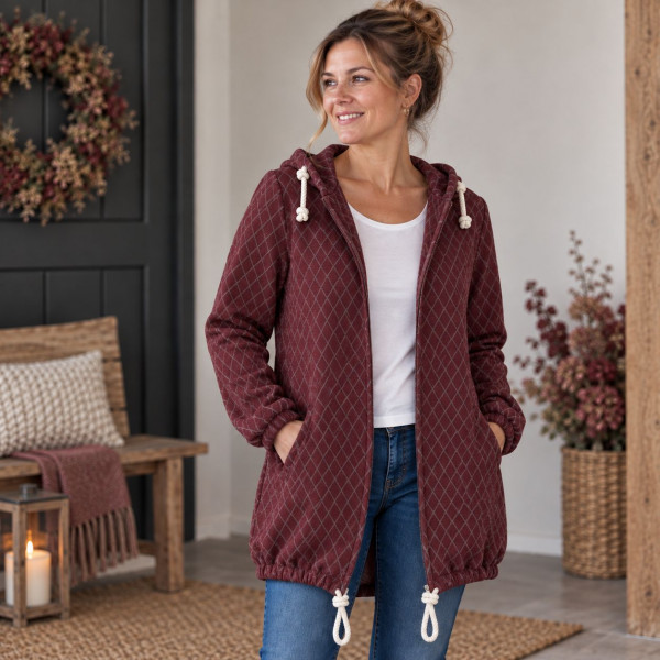 Jacquard "Cozy Collection rød" by lycklig design