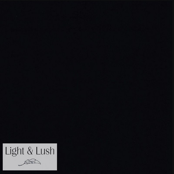 Viskose von Light & Lush einfarbig col.01 schwarz