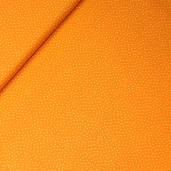 Bomuld “Junge Linie“ orange med prikker