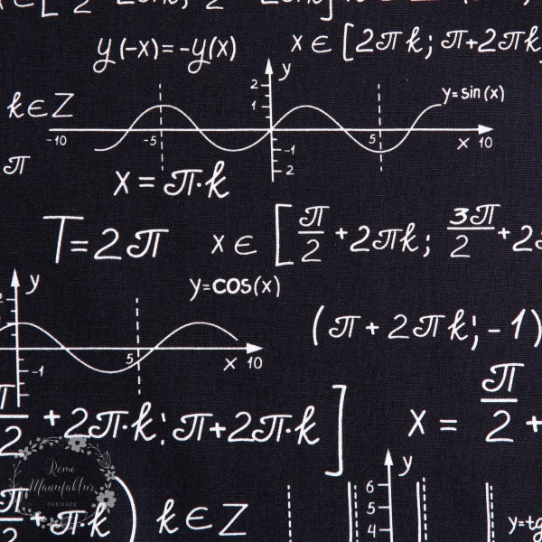 Bomuld kollektion "Kim" matematik
