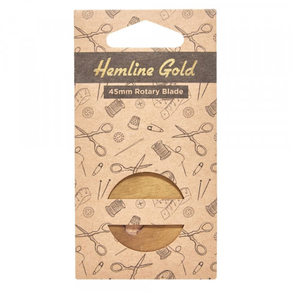 Hemline Gold 45mm Messing klinge til rulleskærer