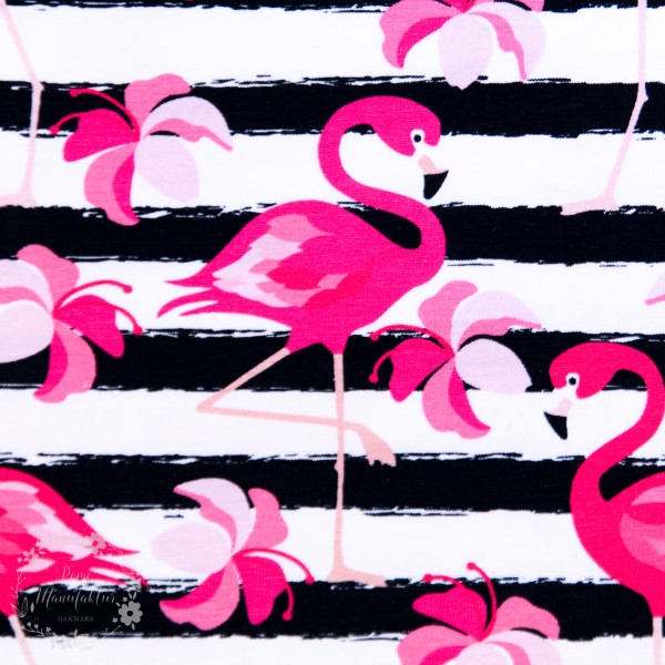 Bomuldsjersey "Luke" Flamingo