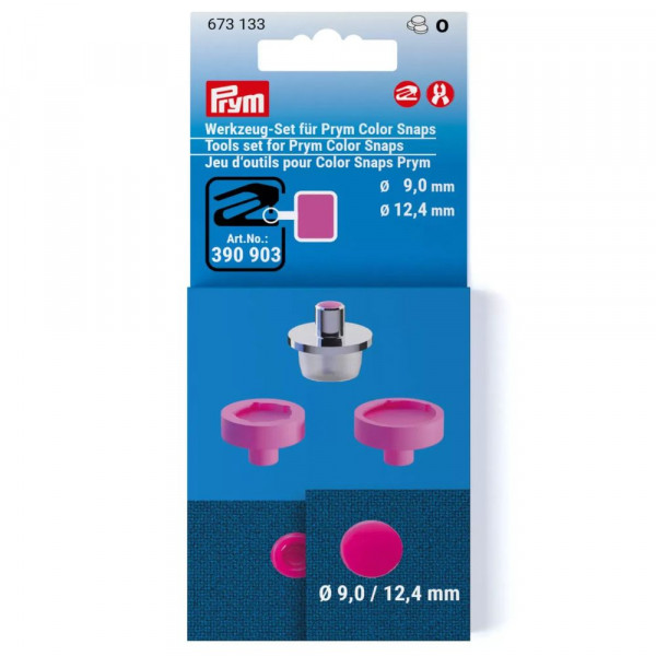 Værktøjssæt til Prym Color Snaps (9 og 12,4 mm)