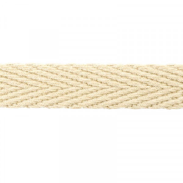 15 mm Flad Snør / Hættesnøre beige