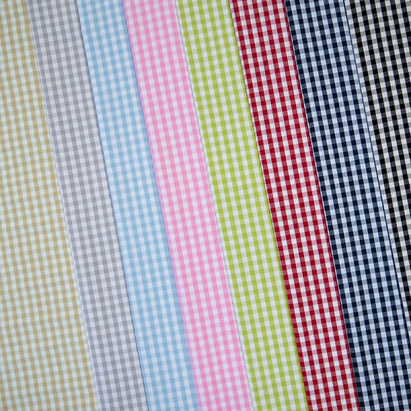Vævet bomuldsstof kollektion "Checks" 3mm
