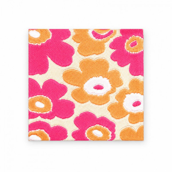 Label "Vintage Flower rose" 35 x 35 mm