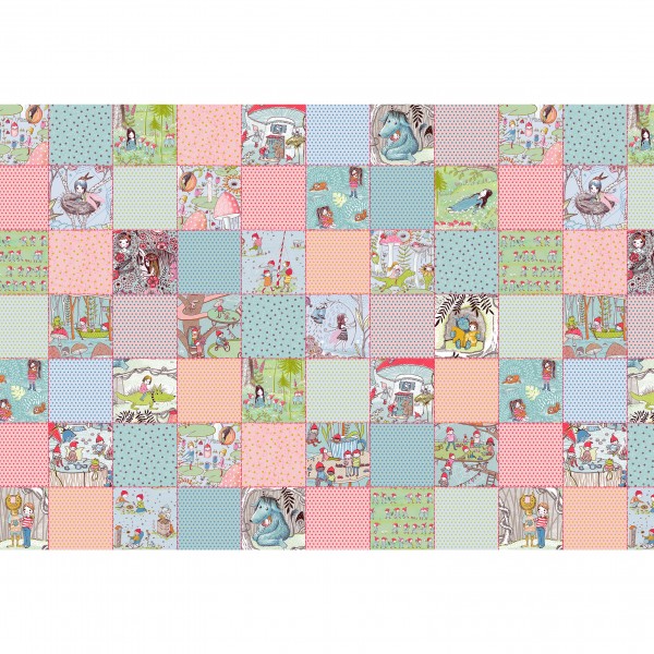 13 cm BIO-Bomuld "Susalabims Patchwork" fra susalabim