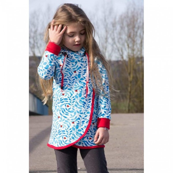 Snitmønster Hoodie “Lana“ Kids str 74 - 164