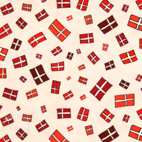 Bomuld "Dannebrog - stor"