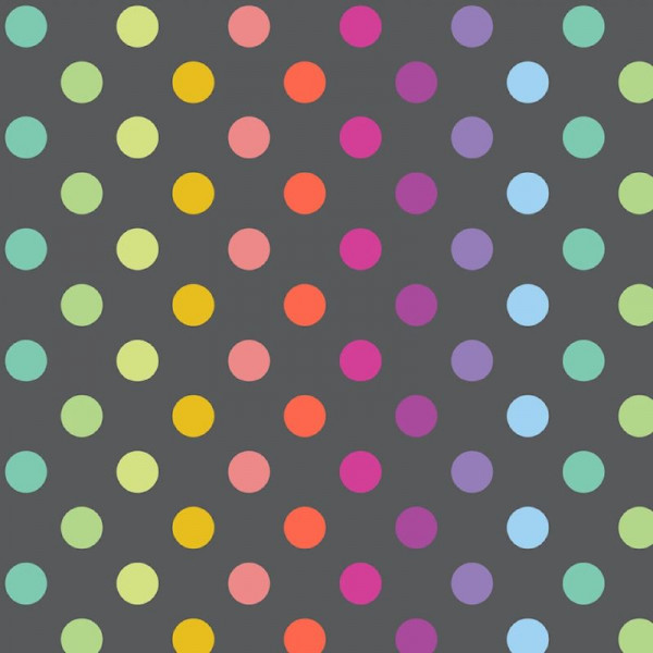 Bomuld "True Colors" PWTP262.Carbon fra Tula Pink