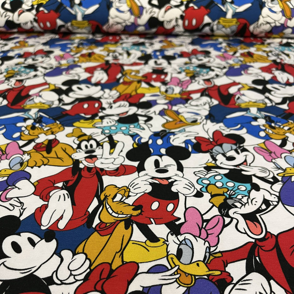 Bomuldsjersey "Disney figurer"