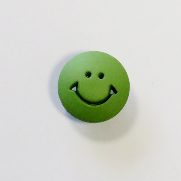 Knap med øje "Smile" grøn