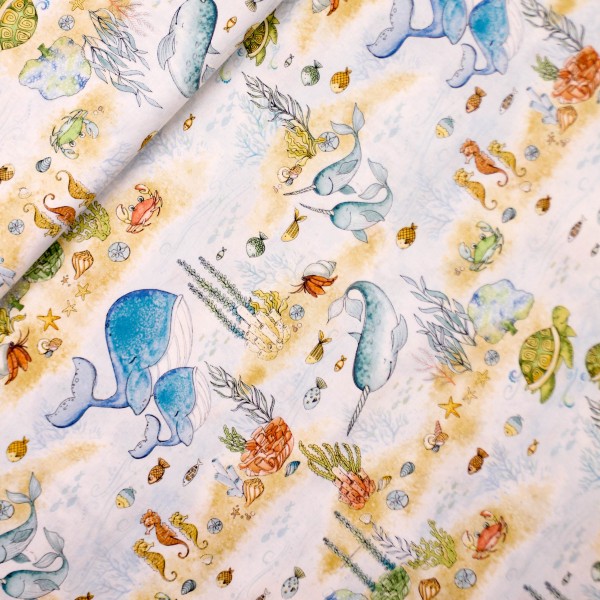 Bomuld "Water Wishes 3" by Danielle Leone