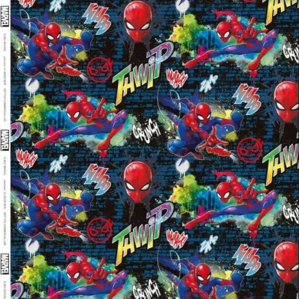 Baumwolljersey "Siderman" von Marvel