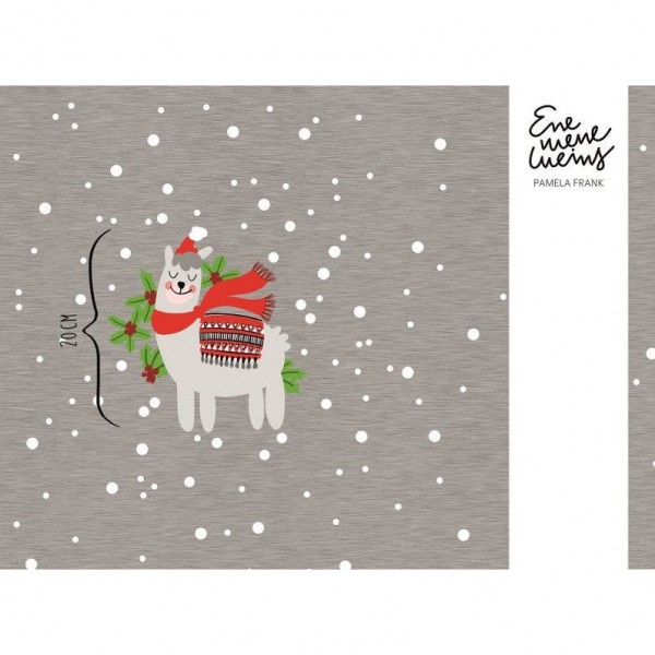 80 cm BIO-French Terry “Franz feiert Weihnachten“