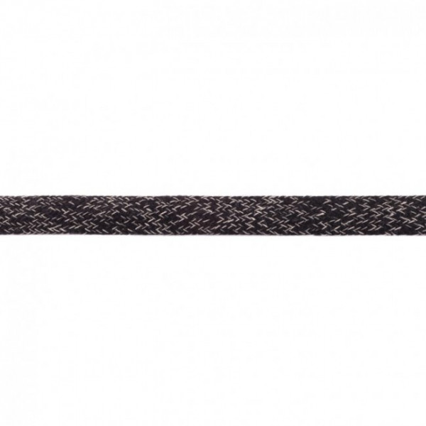 20 mm Flad Snør meleret sort