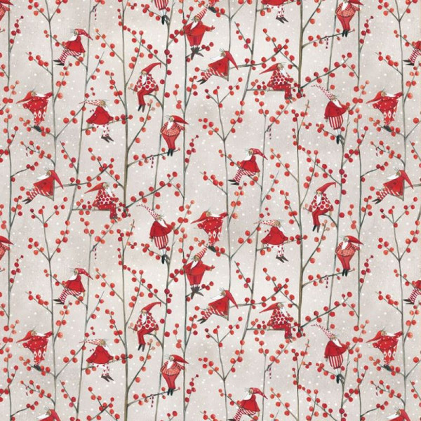 Baumwollstoff "Ilexwichtel" von acufactum