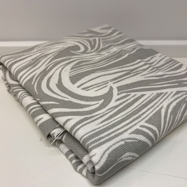 60 cm Dekostof "Surf" grå