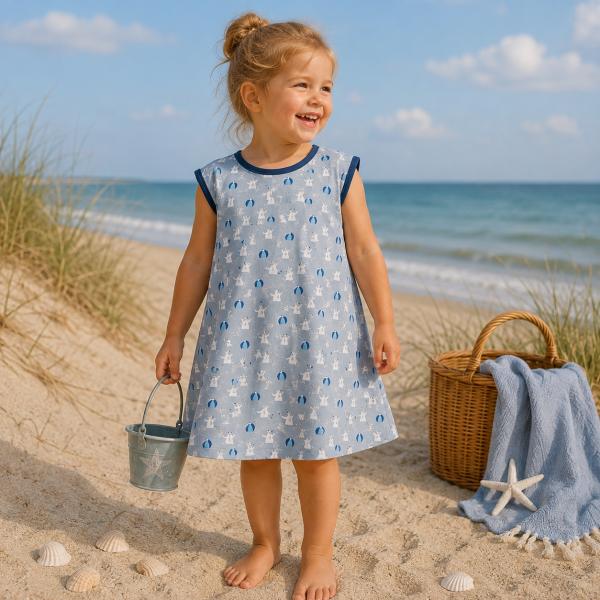 Baumwolljersey "Im Sommer" Bär
