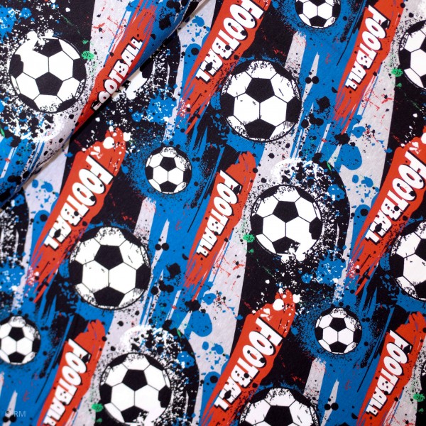 Bomuldsjersey "Football"