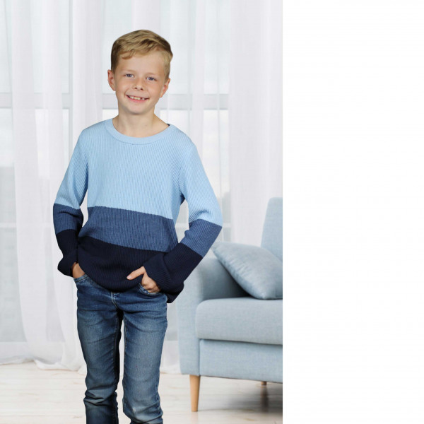 Snitmønster Kids-Trøje "Basic-Pullover" str 74 - 164