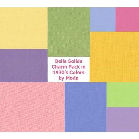 Charm Pack 5`` Square "30s Colors" fra moda