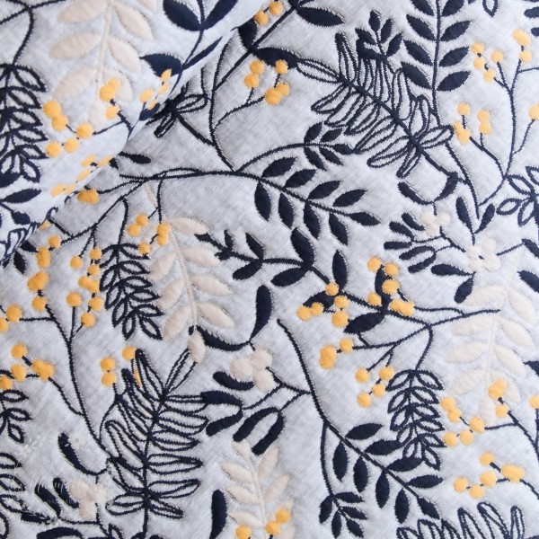 BIO-Jacquard "Blomst eng"