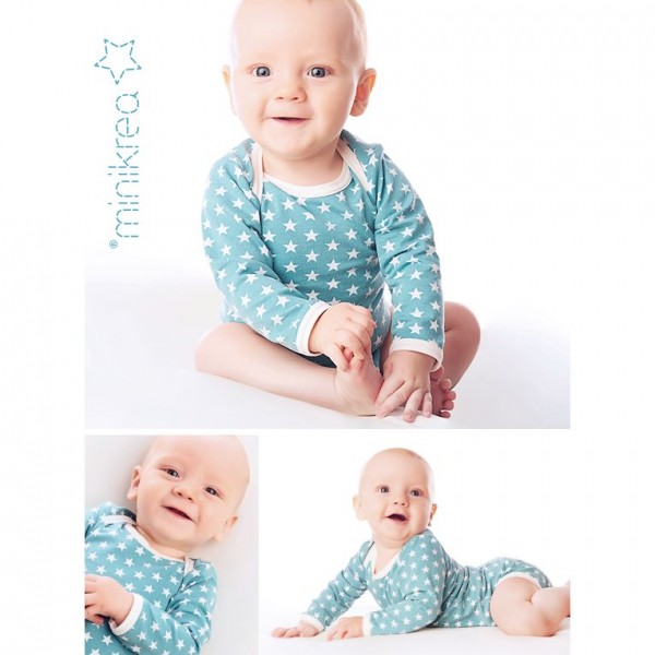 MiniKrea Snitmønster 11411 "Babybody" str 50 - 98 (0 - 3 Years)