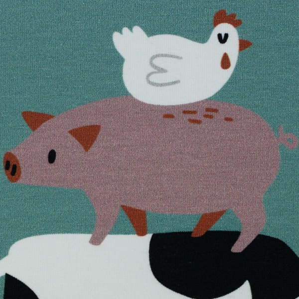 80 cm Bomuldsjersey-Panel "A good Harvest"