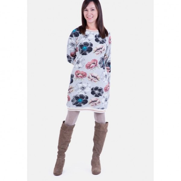Symønster Pattydoo Hoodie-Kjole "Ronja" str 32 - 54